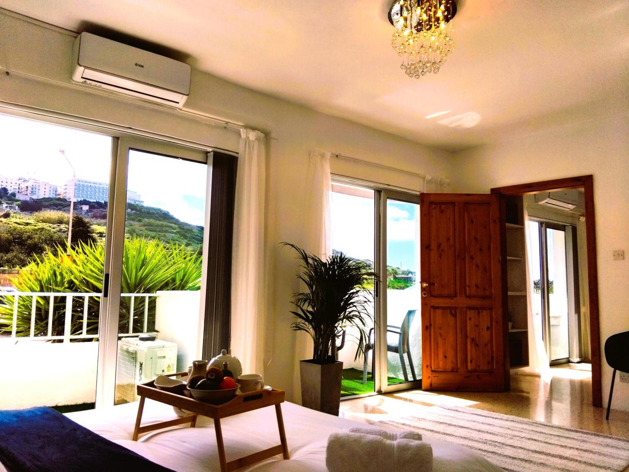 Close To Beach Unique & Cozy Apartment 3 Balconies Country Views Mellieħa Buitenkant foto